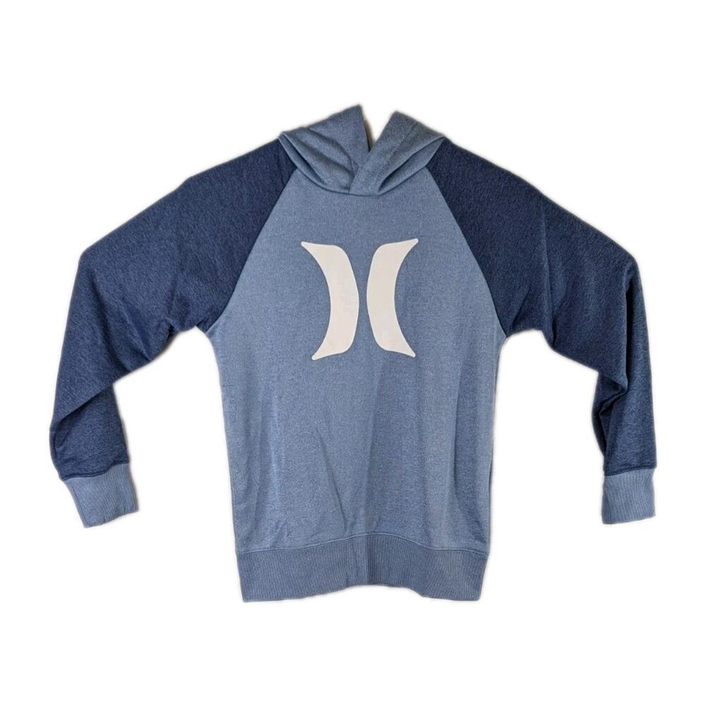 Hurley Boys Beach Hoodie Blue sz Small Sweatshirt Hooded Surf Surfer H20-Dri Kid
